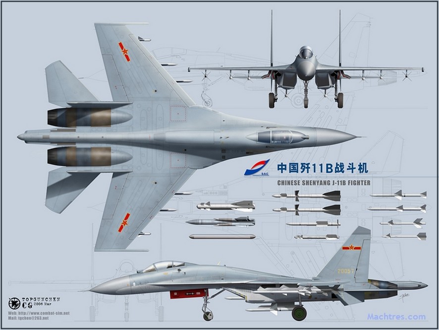 Shenyang J-11B - Machtres Aeronautica y Espacio